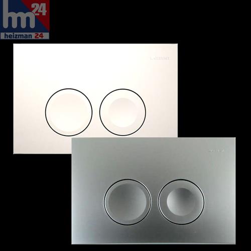 Geberit Delta 21 Betatigungsplatte in wei?-alpin oder seidenglanz ...