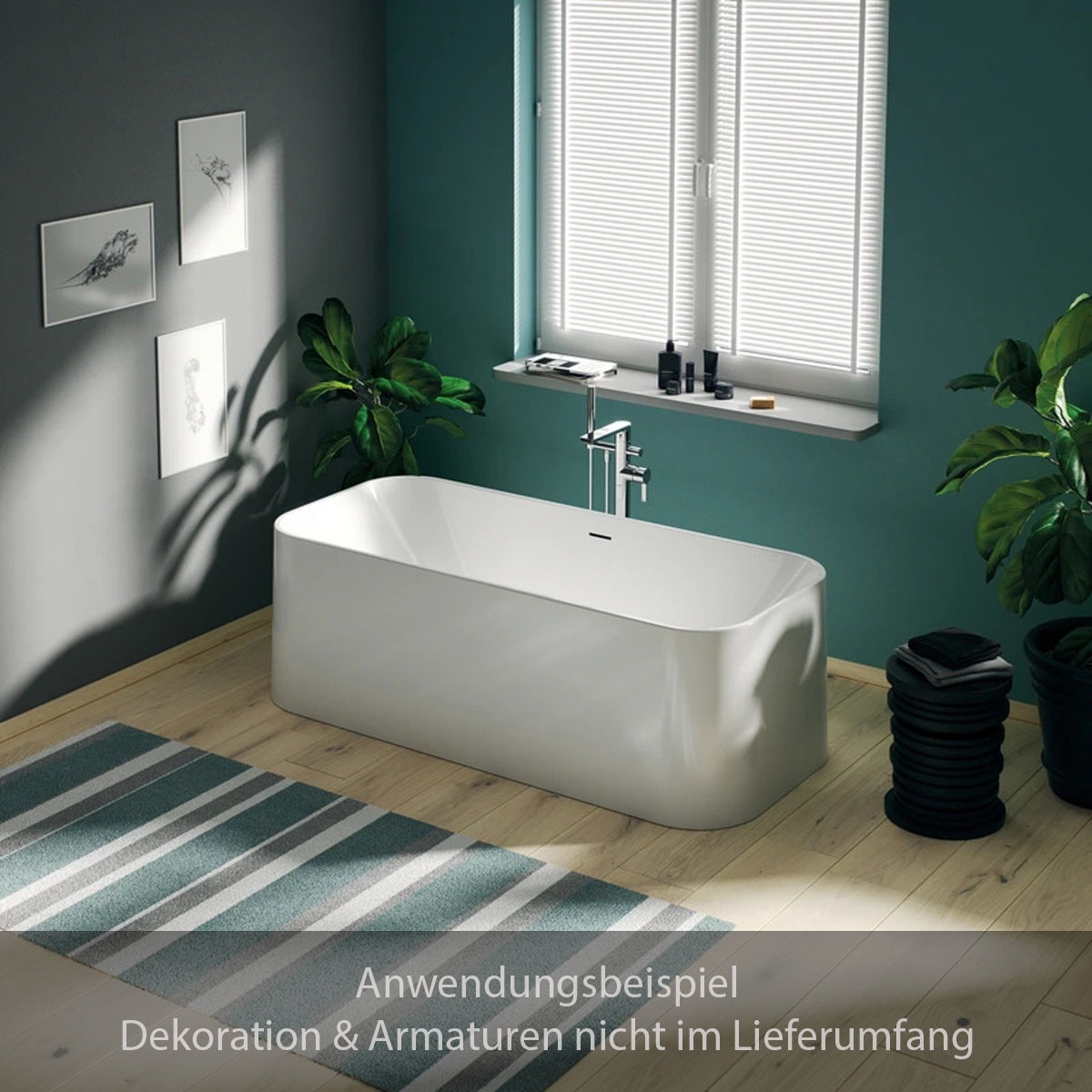 Duravit DuraFoga freistehende Badewanne 180x70 cm aus Acryl 70057300000