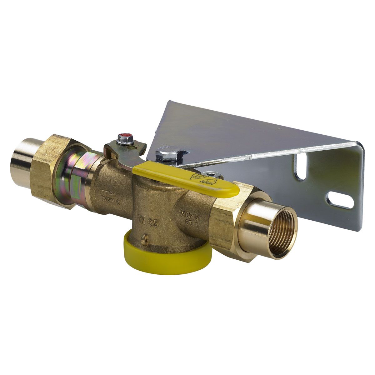GASHER 8-teiliges Messing-Fittingset – 1/4 BSP, Kugelhahn, T-Stück & Rohr, Max. 1 MPa
