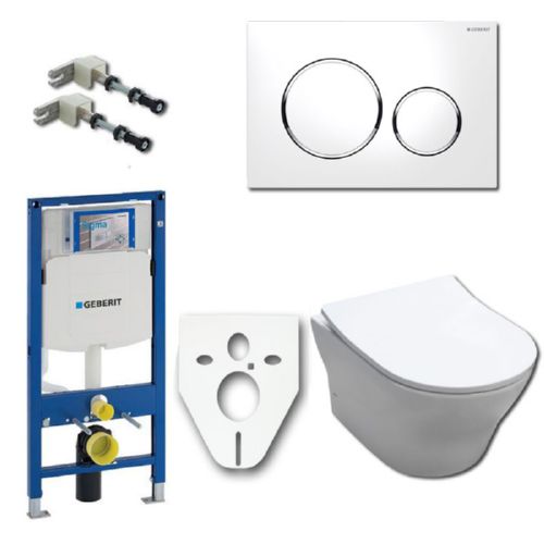 Komplettset Geberit Duofix UP320 TOTOMHWC u. WCSitz VC10162 / TC514G