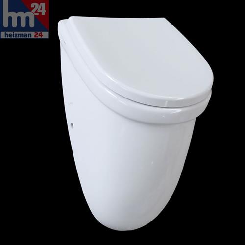 Vitra Urinal mit Deckel weiß, Zulauf v. hinten 4017B003D6034
